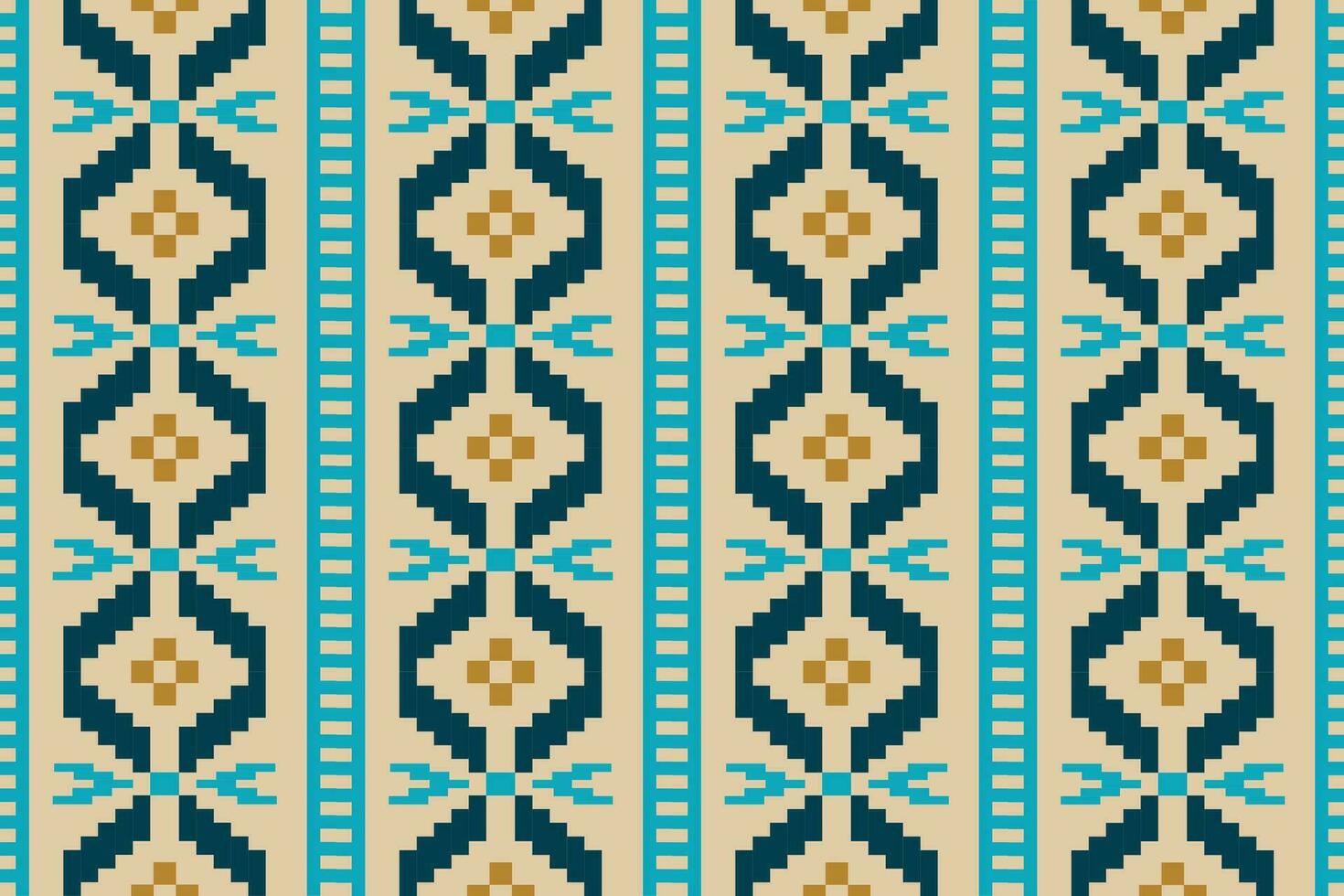 ethnique illustration vecteur.coloré asiatique style floral pattern.abstract ethnique aztèque géométrique modèle conception pour arrière-plan.damask style modèle pour textile et décoration. vecteur