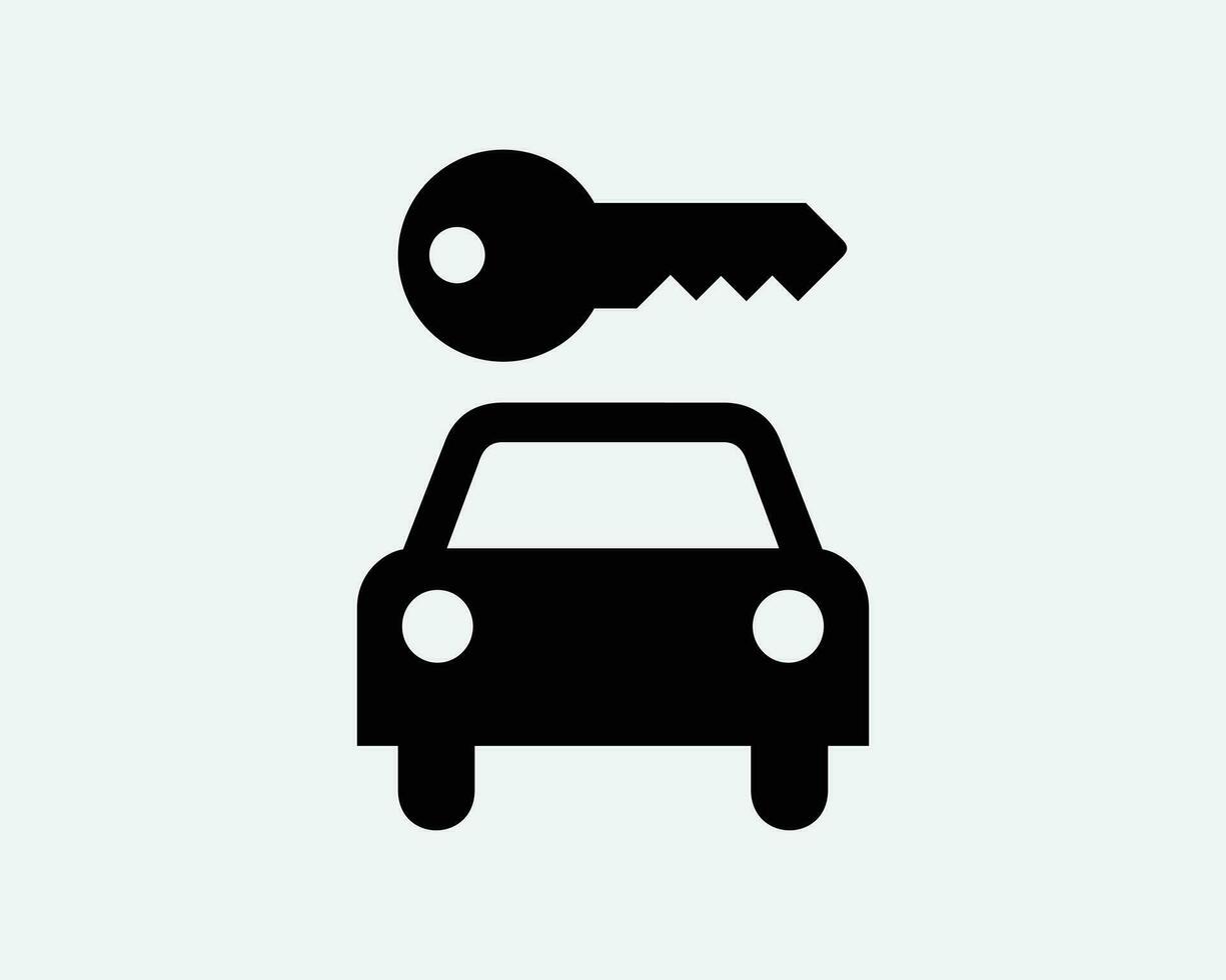 voiture fermer à clé clé icône Sécurité clés sécurise Assurance sécurité alarme serrurier noir blanc forme vecteur clipart graphique illustration ouvrages d'art signe symbole