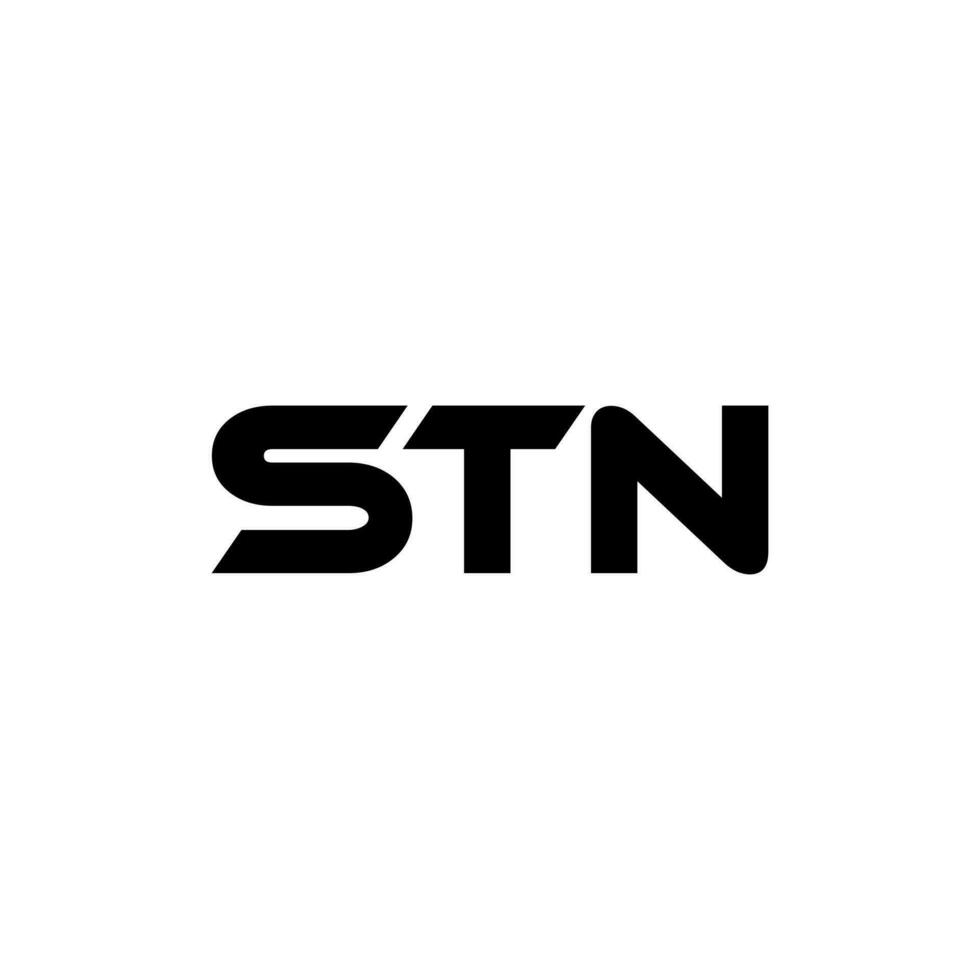 stn lettre logo conception, inspiration pour une unique identité. moderne élégance et Créatif conception. filigrane votre Succès avec le frappant cette logo. vecteur