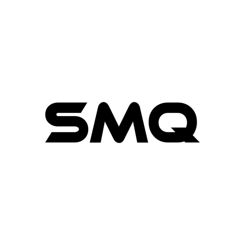 smq lettre logo conception, inspiration pour une unique identité. moderne élégance et Créatif conception. filigrane votre Succès avec le frappant cette logo. vecteur