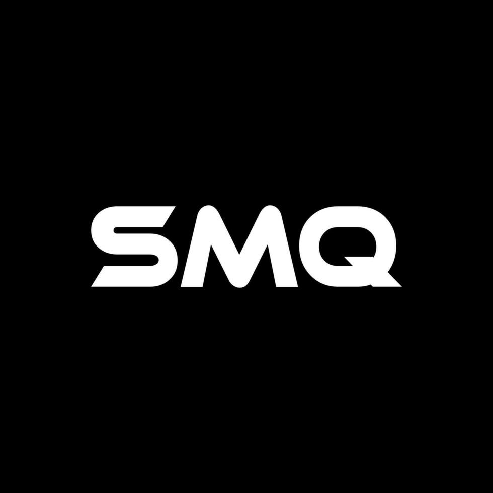 smq lettre logo conception, inspiration pour une unique identité. moderne élégance et Créatif conception. filigrane votre Succès avec le frappant cette logo. vecteur