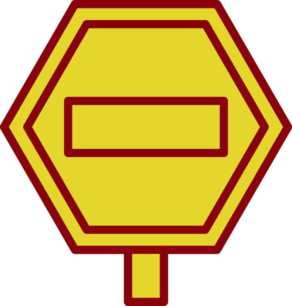 conception d'icône de vecteur de panneau de signalisation