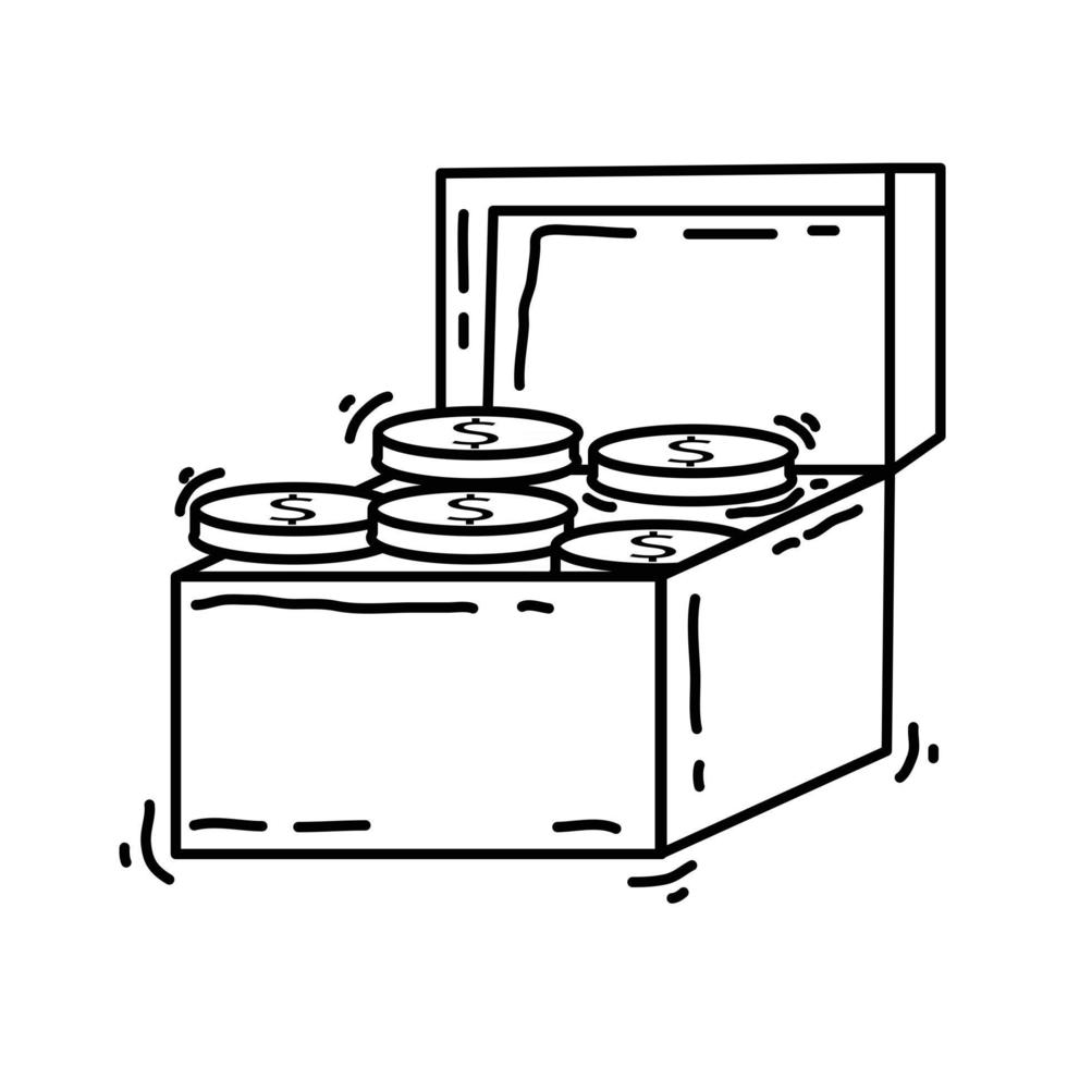 récompense e-commerce. jeu d'icônes dessinées à la main, contour noir, icône de griffonnage, icône vectorielle vecteur