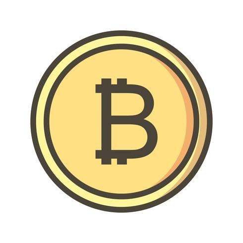 icône de vecteur bitcoin