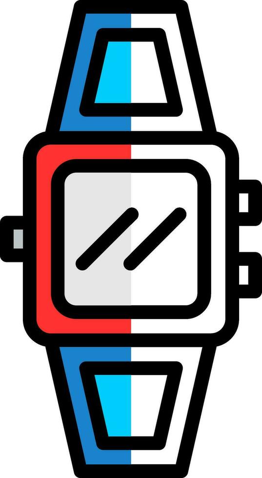 conception d'icônes vectorielles smartwatch vecteur