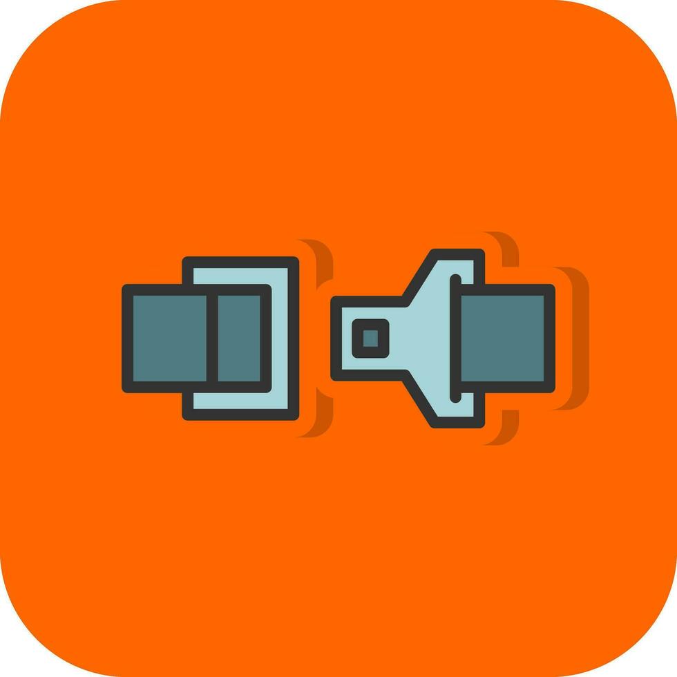 conception d'icône de vecteur de ceinture de sécurité
