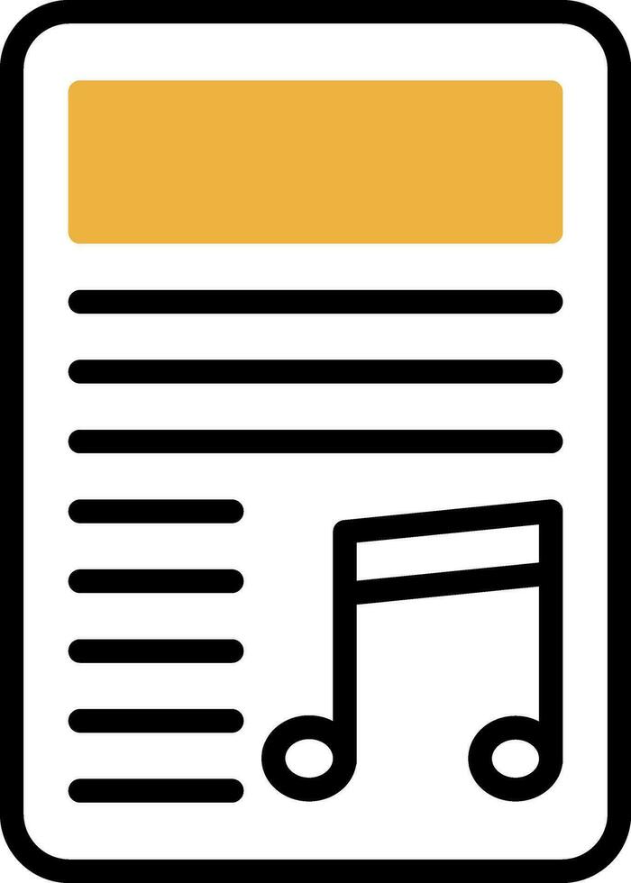 conception d'icône de vecteur de liste de lecture