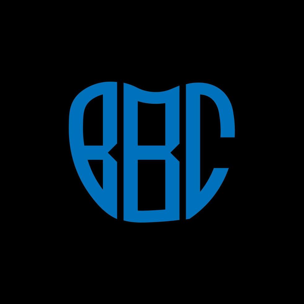 bbc lettre logo Créatif conception. bbc unique conception. vecteur