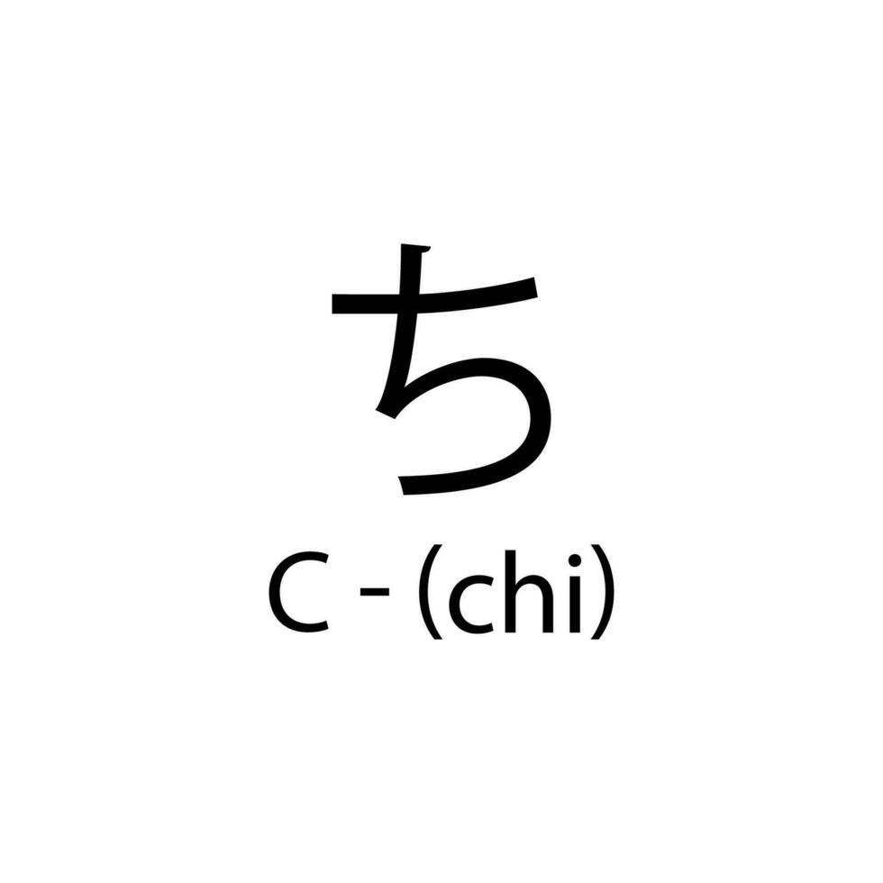 des lettres de le alphabet dans Japonais vecteur