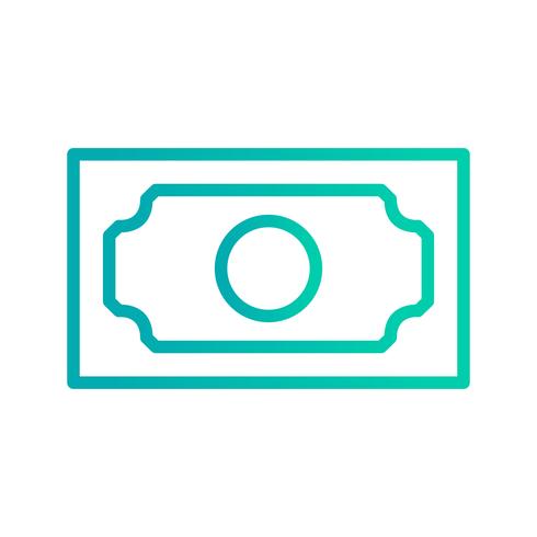 Billet de banque Vector Icon