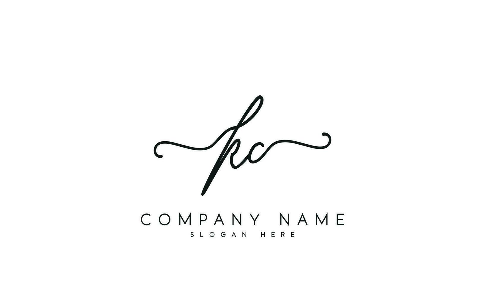 écriture kc logo conception. kc logo conception vecteur illustration sur blanc Contexte. gratuit vecteur
