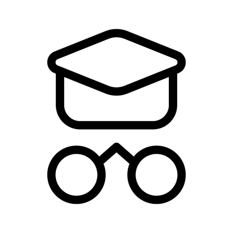éducatif accessoire icône vecteur symbole conception illustration