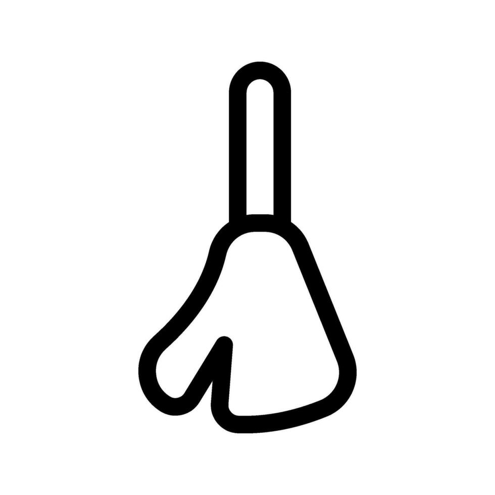 nettoyage balai icône vecteur symbole conception illustration