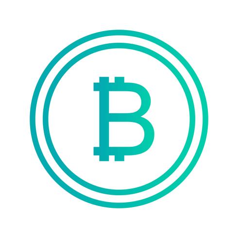 icône de vecteur bitcoin