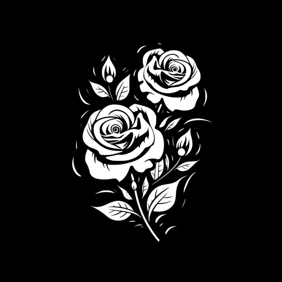 des roses - haute qualité vecteur logo - vecteur illustration idéal pour T-shirt graphique