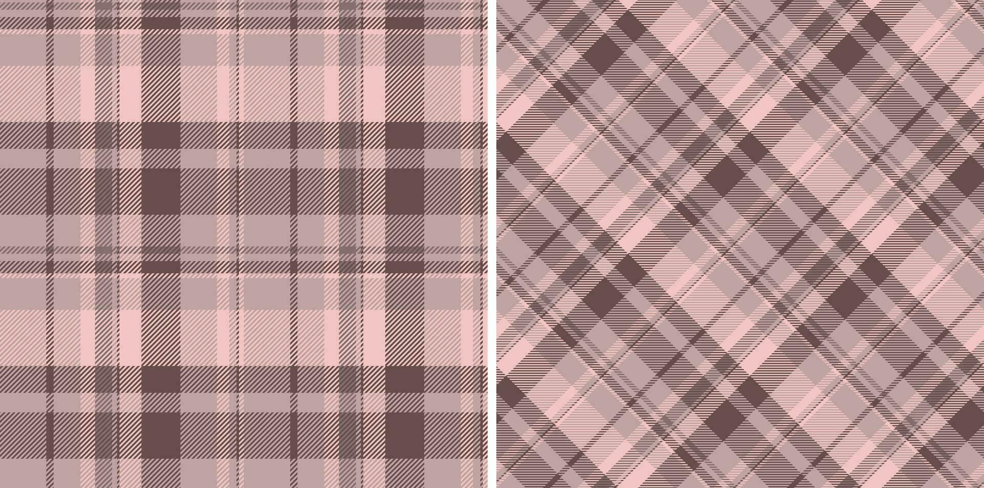 modèle plaid sans couture de vecteur textile texture avec une vérifier Contexte en tissu tartan.