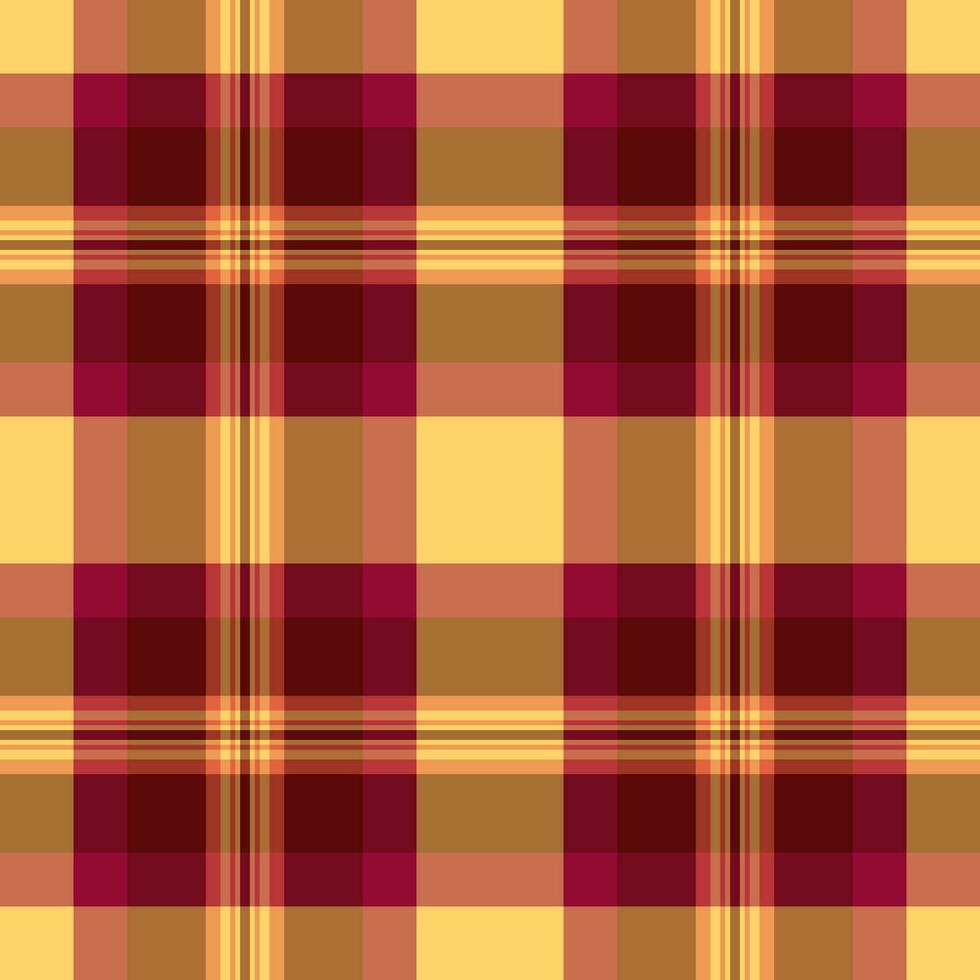 textile plaid vérifier de Contexte en tissu texture avec une tartan modèle sans couture vecteur. vecteur