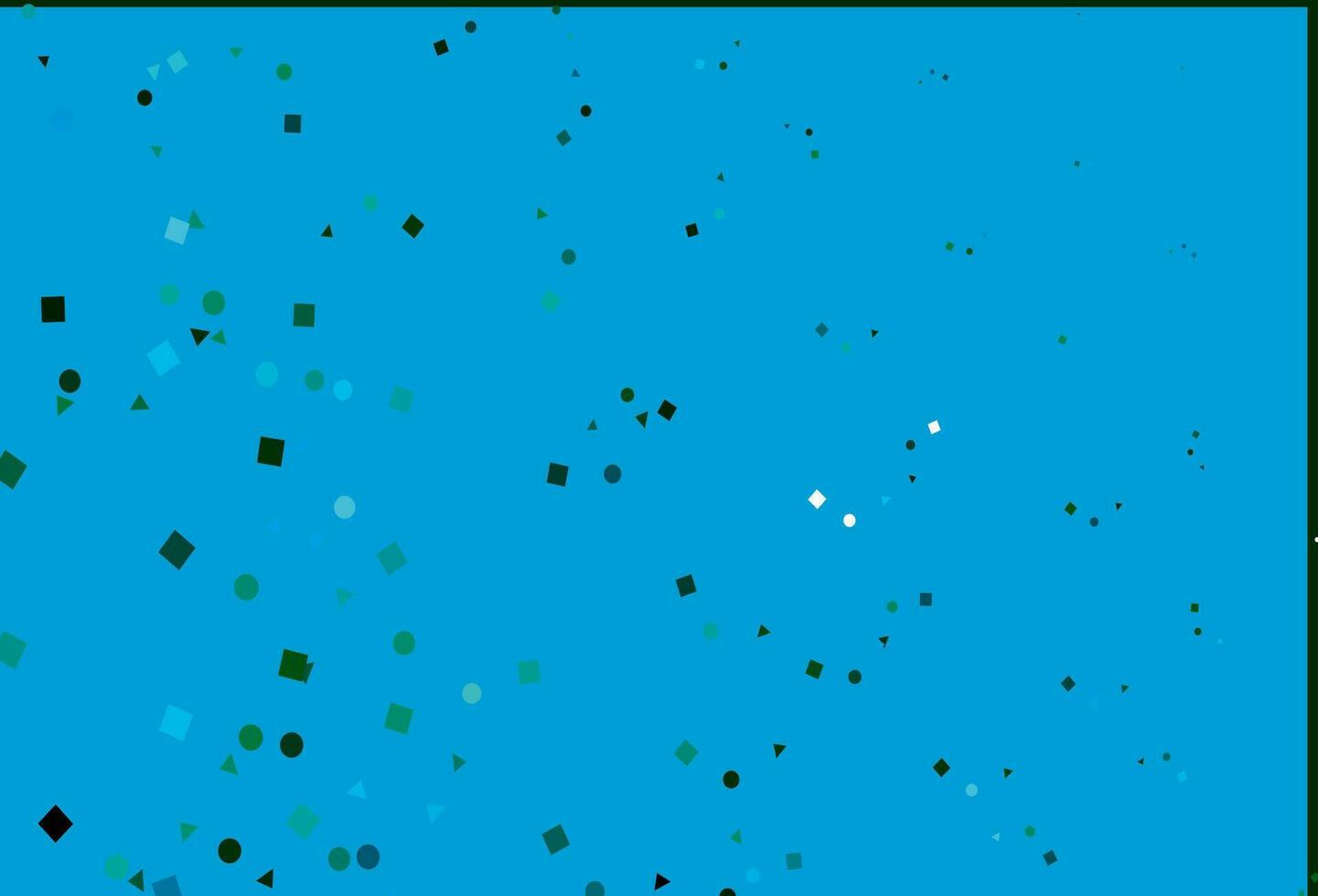 motif vectoriel bleu clair et vert dans un style polygonal avec des cercles.