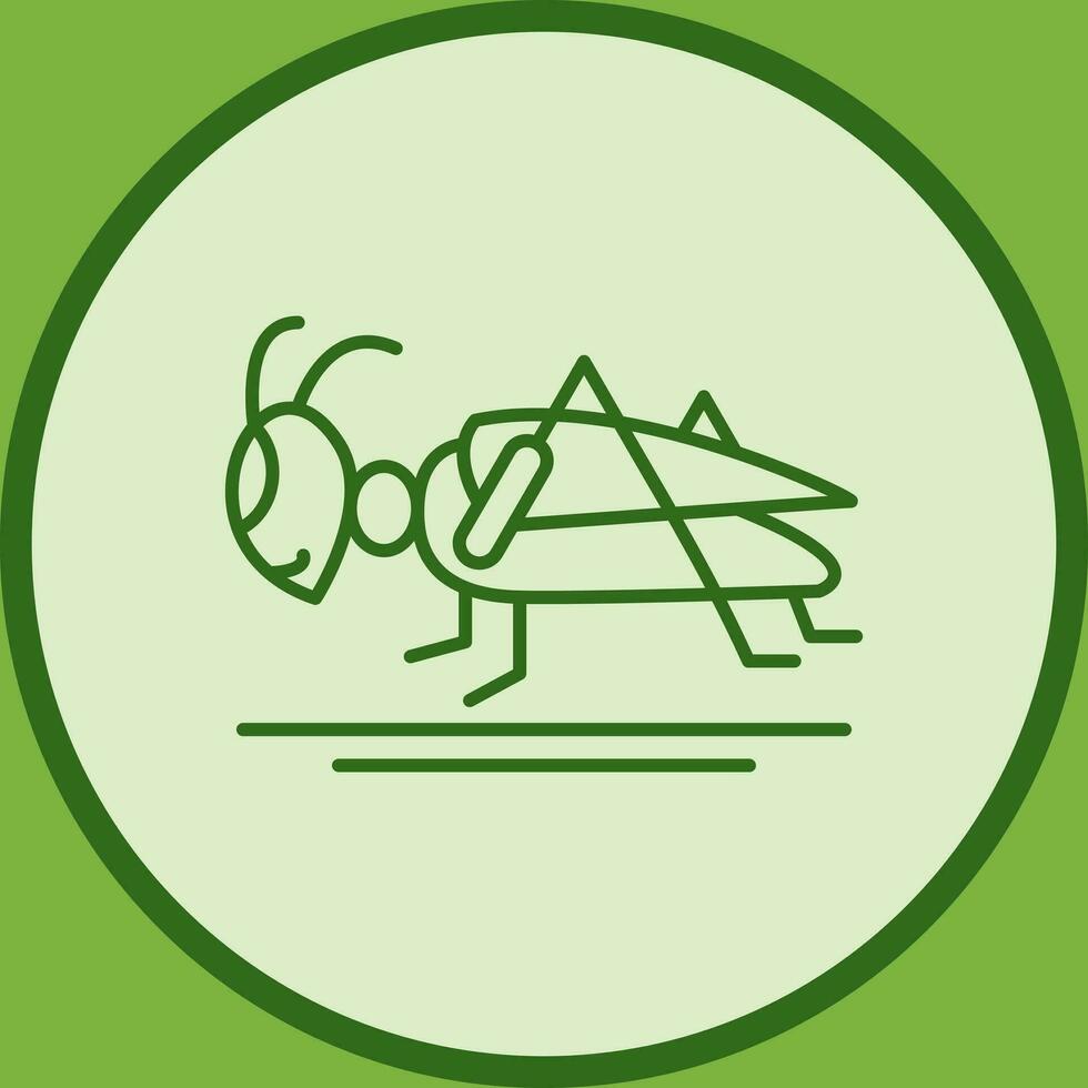 icône de vecteur de sauterelle