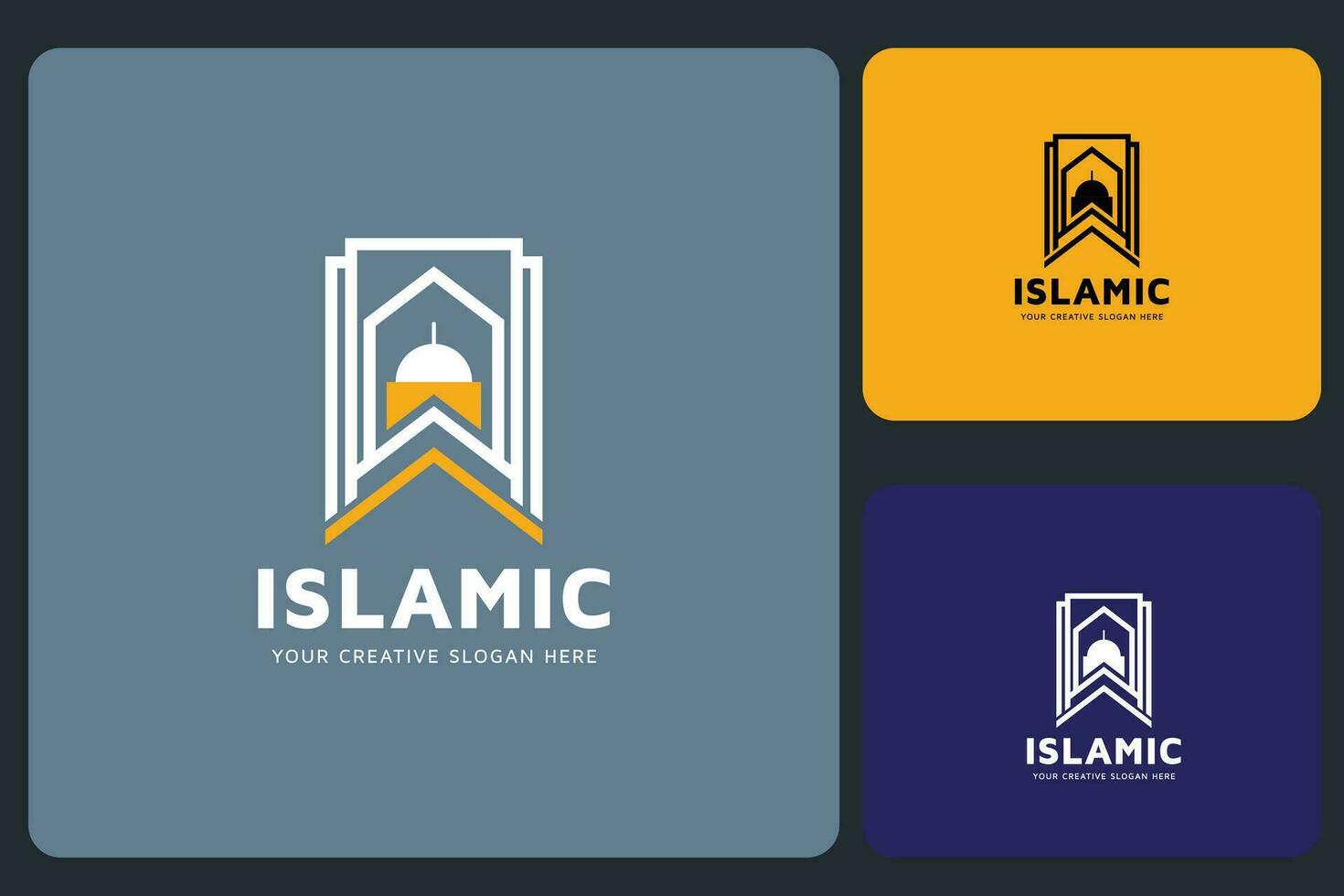 islamique logo conception modèle vecteur