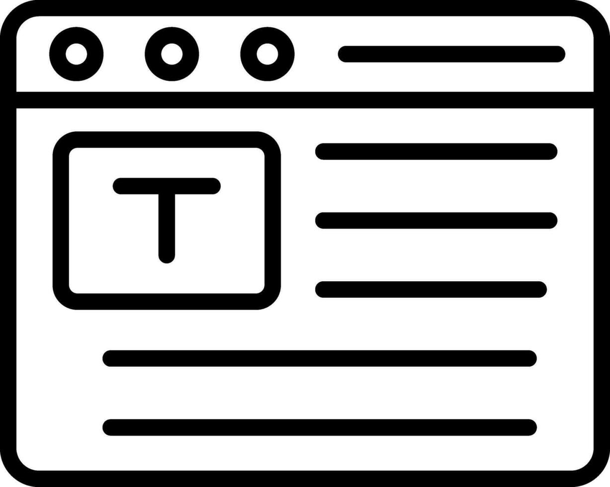 conception d'icône de vecteur de rédaction