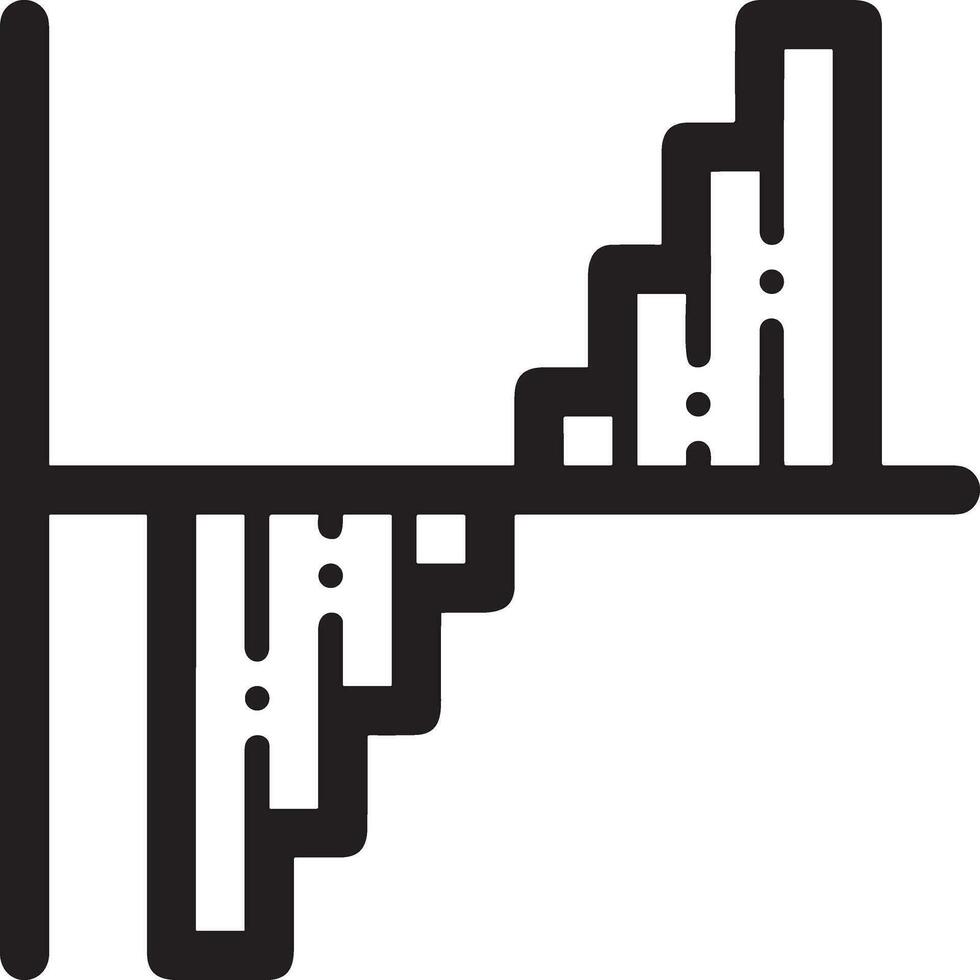 croissance affaires icône symbole vecteur image. illustration de le le progrès contour infographie stratégie développement conception image