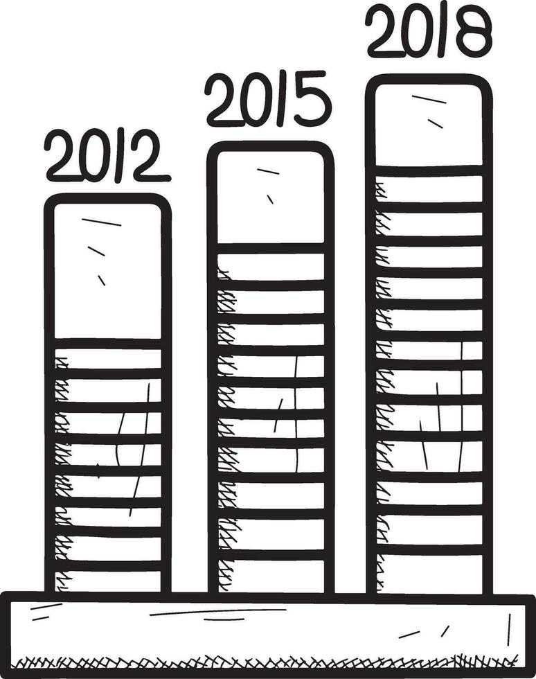 croissance affaires icône symbole vecteur image. illustration de le le progrès contour infographie stratégie développement conception image