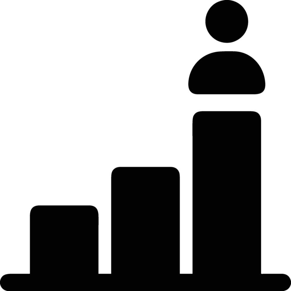 croissance affaires icône symbole vecteur image. illustration de le le progrès contour infographie stratégie développement conception image