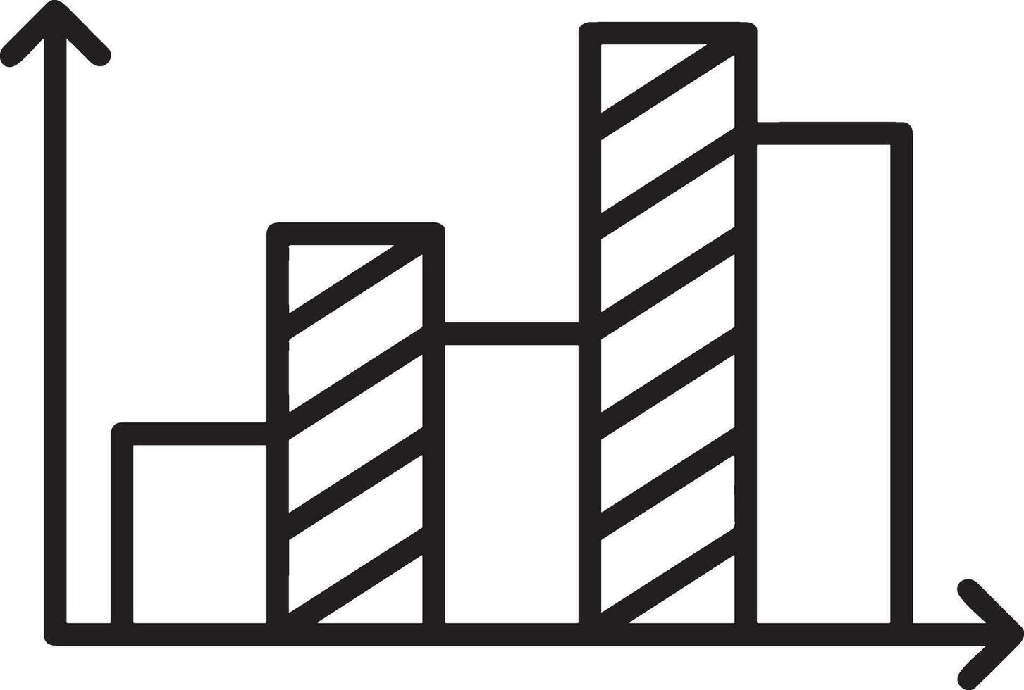 croissance affaires icône symbole vecteur image. illustration de le le progrès contour infographie stratégie développement conception image