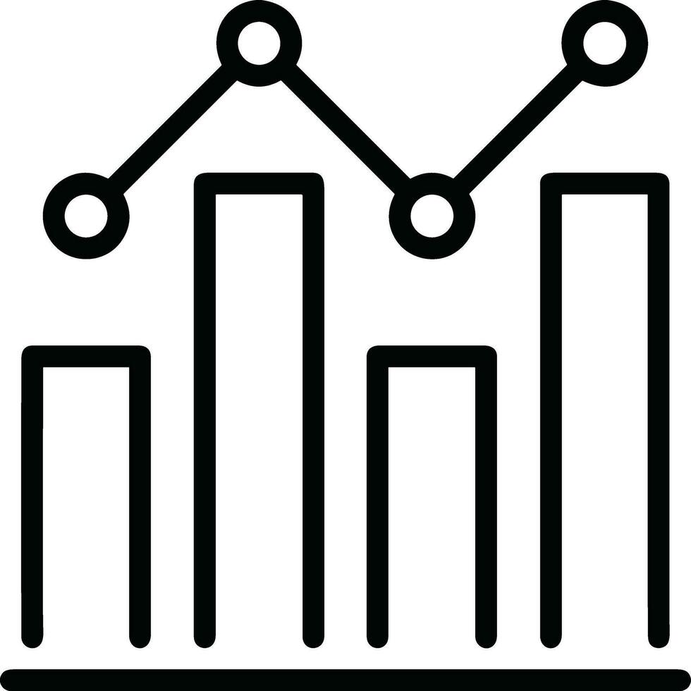 croissance affaires icône symbole vecteur image. illustration de le le progrès contour infographie stratégie développement conception image