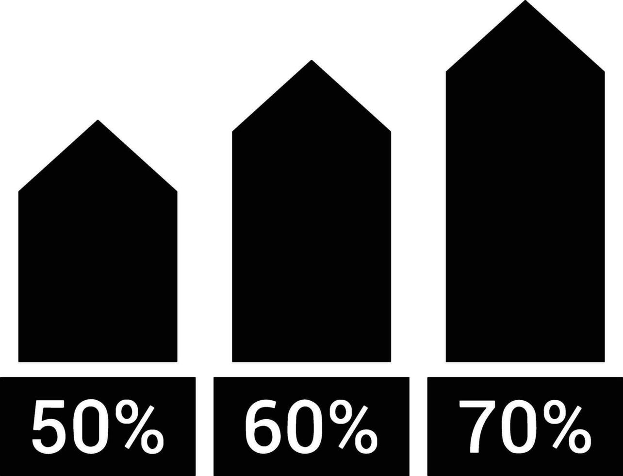 croissance affaires icône symbole vecteur image. illustration de le le progrès contour infographie stratégie développement conception image