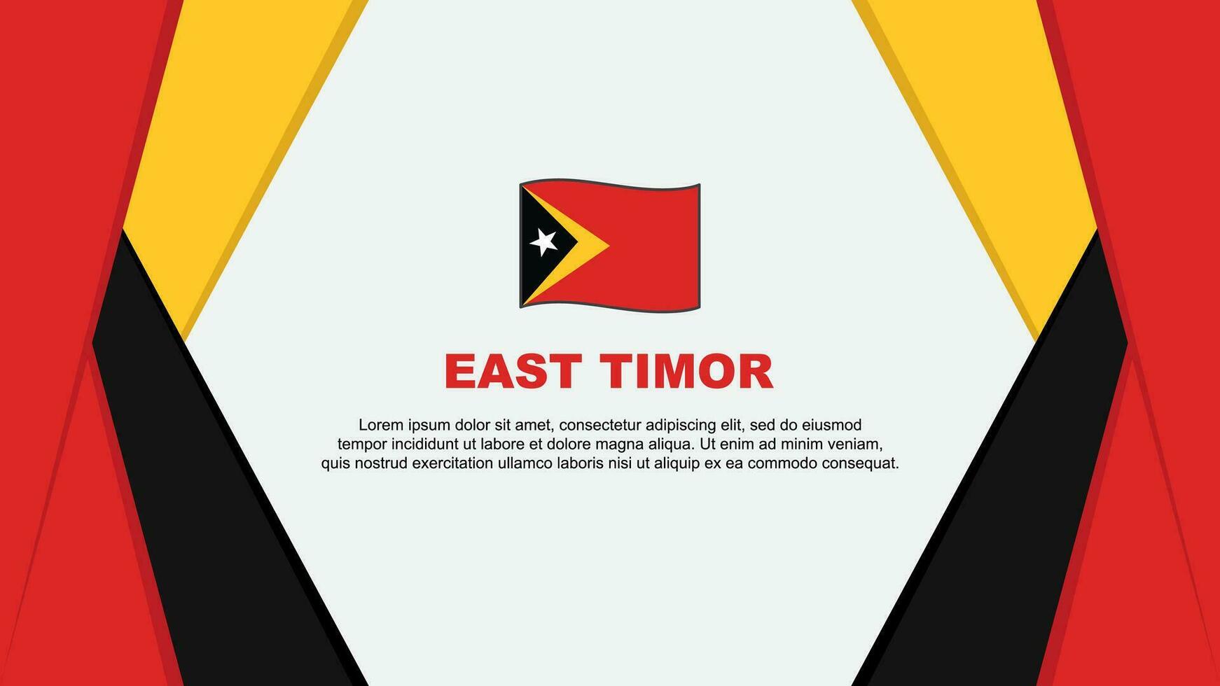 est timor drapeau abstrait Contexte conception modèle. est timor indépendance journée bannière dessin animé vecteur illustration. est timor Contexte