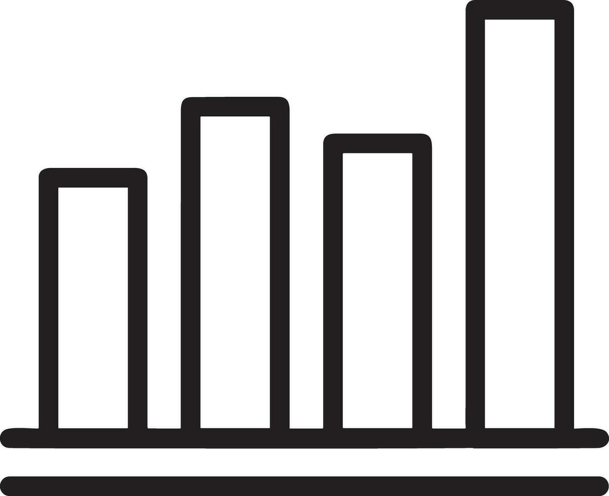 croissance affaires icône symbole vecteur image. illustration de le le progrès contour infographie stratégie développement conception image