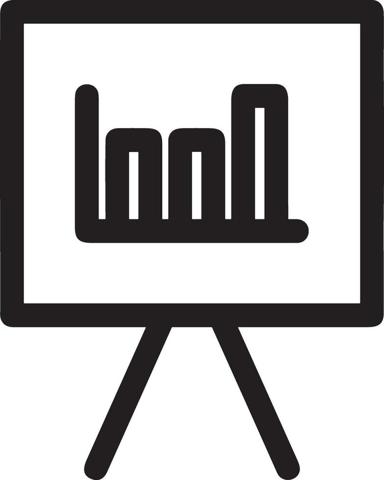 croissance affaires icône symbole vecteur image. illustration de le le progrès contour infographie stratégie développement conception image