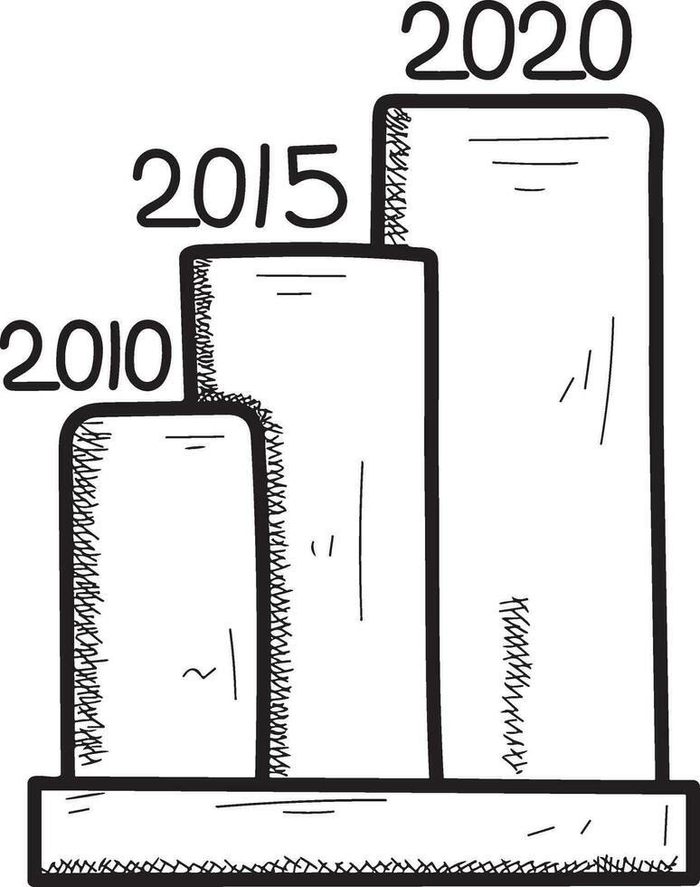 croissance affaires icône symbole vecteur image. illustration de le le progrès contour infographie stratégie développement conception image