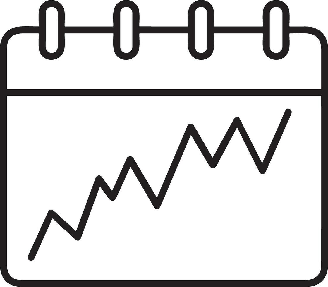 croissance affaires icône symbole vecteur image. illustration de le le progrès contour infographie stratégie développement conception image