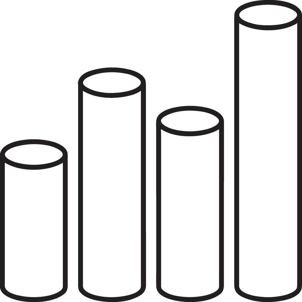 croissance affaires icône symbole vecteur image. illustration de le le progrès contour infographie stratégie développement conception image