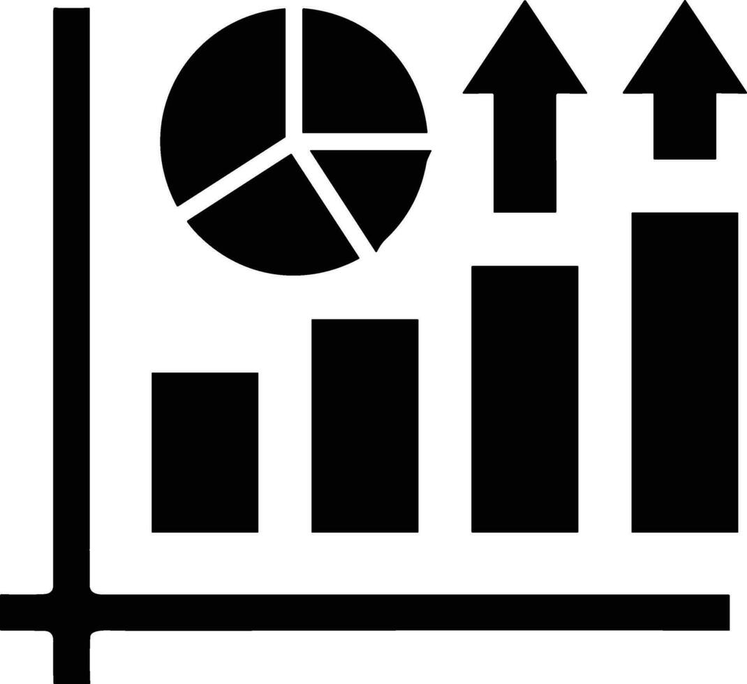 croissance affaires icône symbole vecteur image. illustration de le le progrès contour infographie stratégie développement conception image