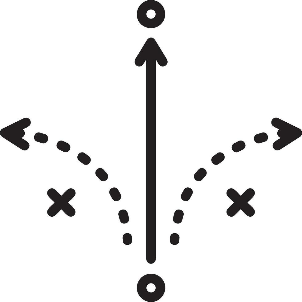 croissance affaires icône symbole vecteur image. illustration de le le progrès contour infographie stratégie développement conception image