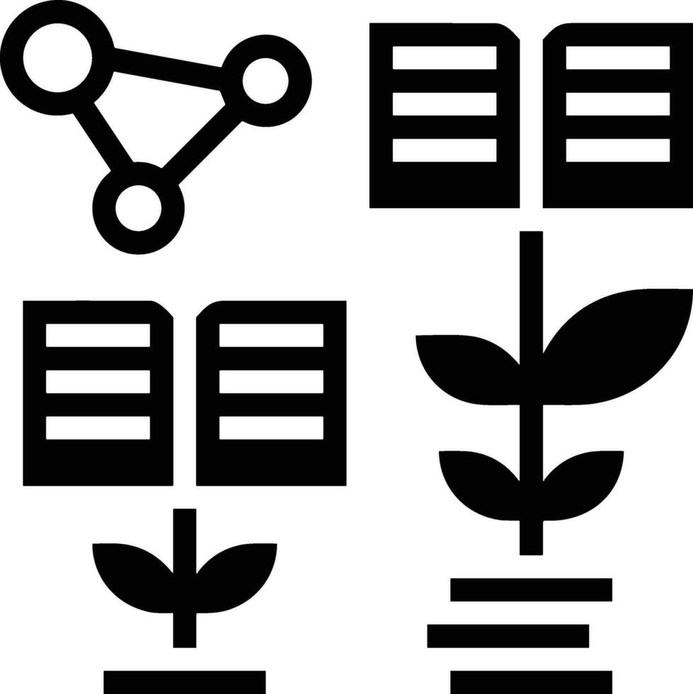 croissance affaires icône symbole vecteur image. illustration de le le progrès contour infographie stratégie développement conception image