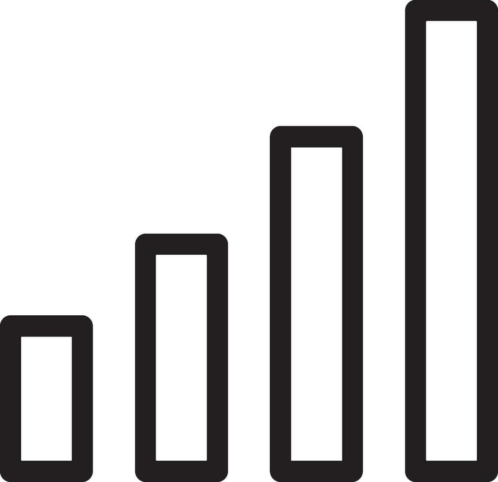 croissance affaires icône symbole vecteur image. illustration de le le progrès contour infographie stratégie développement conception image