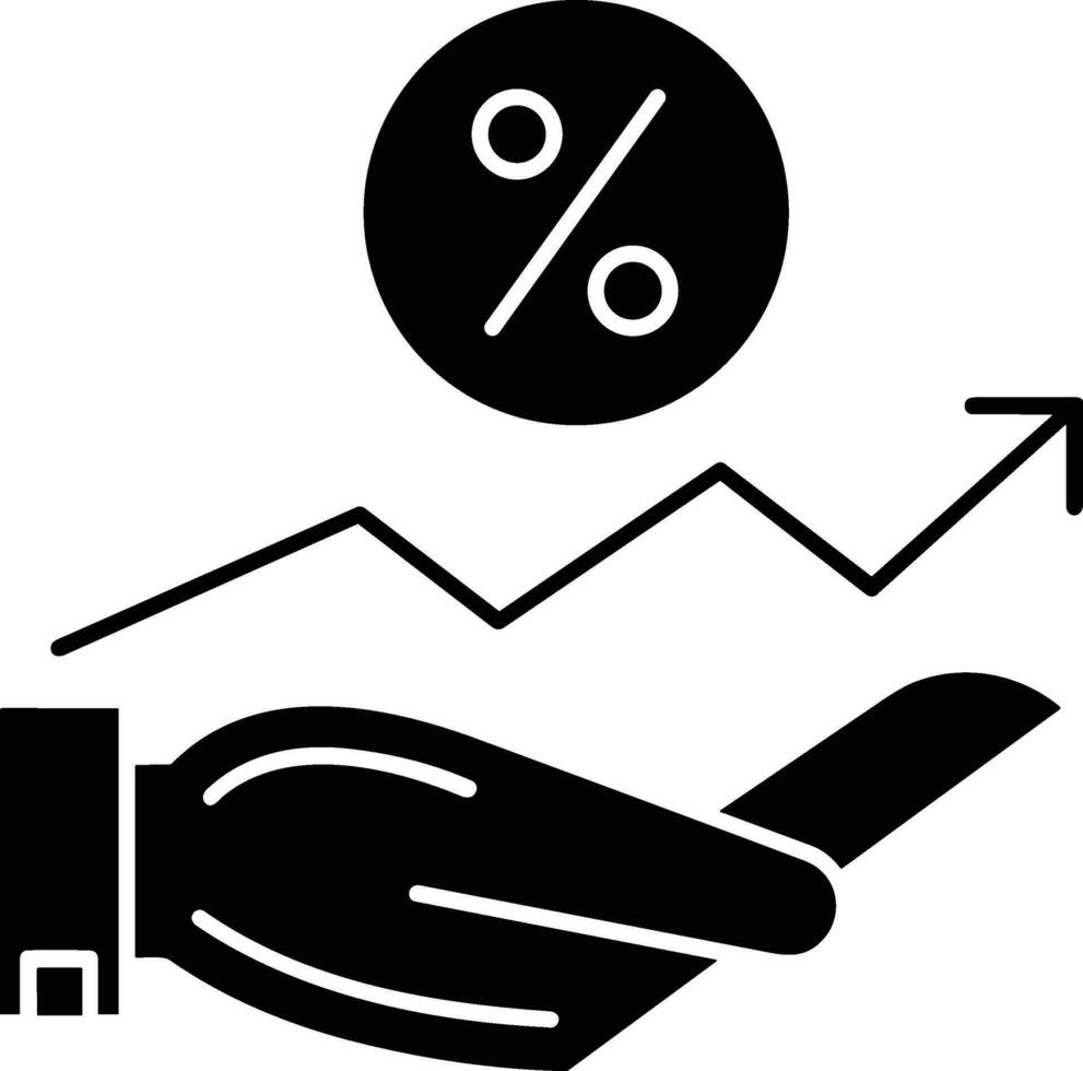 croissance affaires icône symbole vecteur image. illustration de le le progrès contour infographie stratégie développement conception image