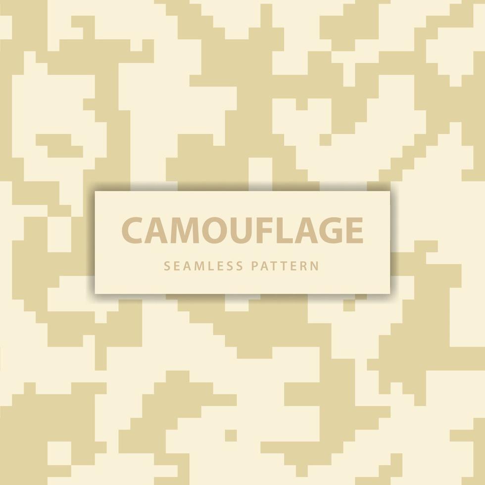 modèle sans couture de camouflage de pixel militaire et militaire vecteur