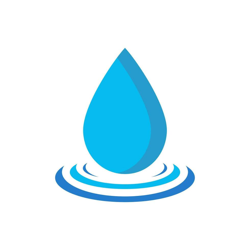 l'eau logo élément vecteur , l'eau symbole , nettoyer élément logo