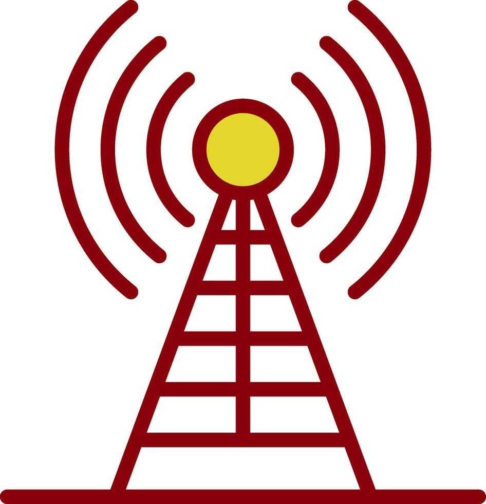 radio antenne vecteur icône conception