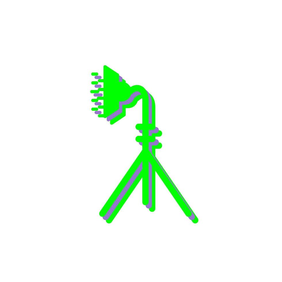 icône de vecteur de support de lumière unique
