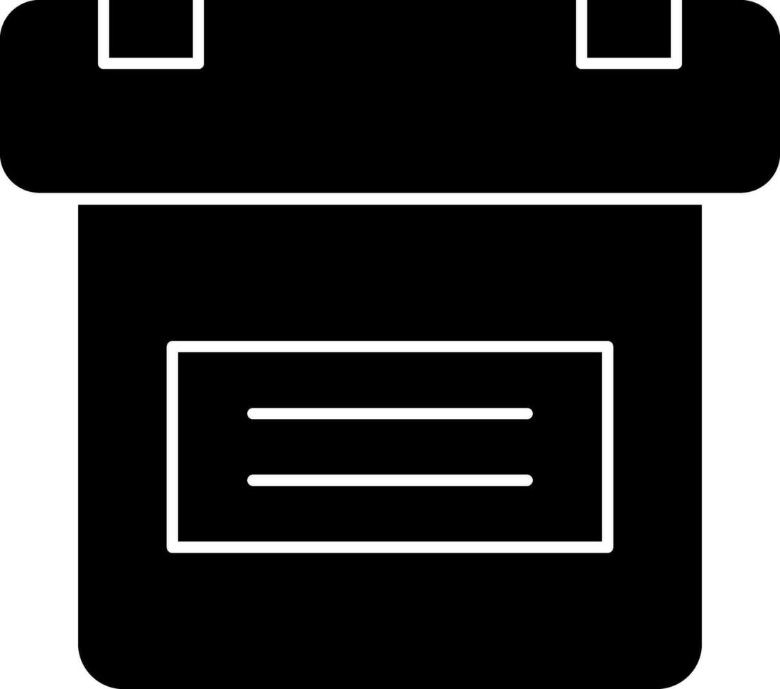 conception d'icône de vecteur de boîte