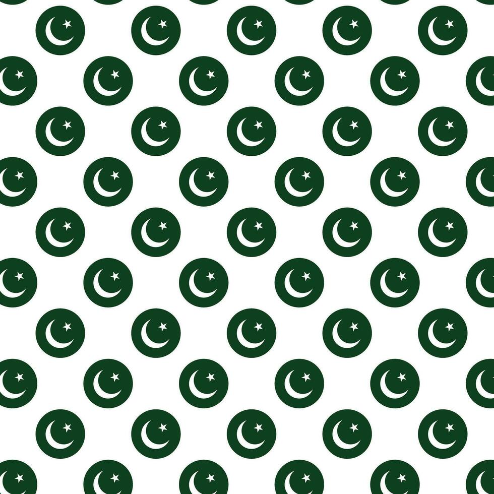 Pakistan drapeau modèle dans cercle forme vecteur