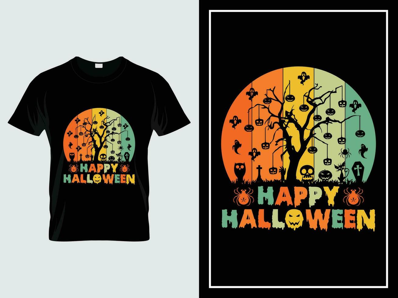 content Halloween graphique t chemise conception illustration vecteur