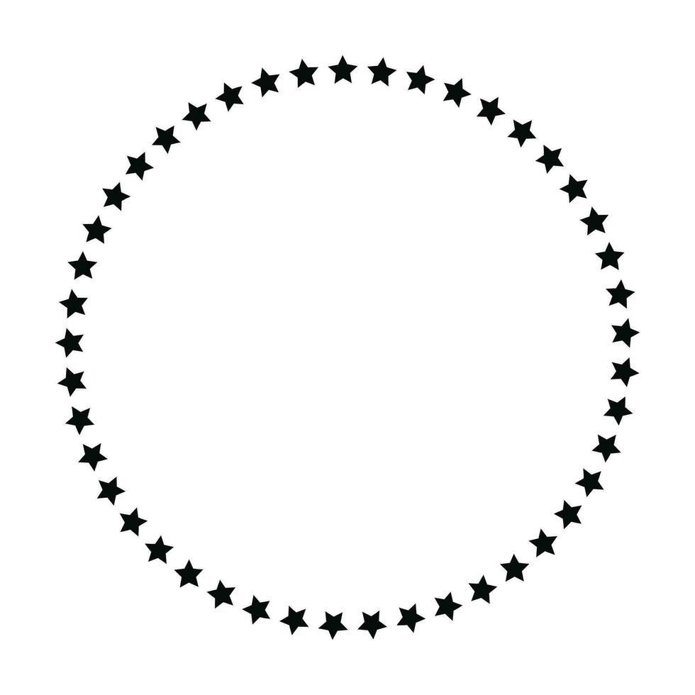 vecteur cercle de étoiles étoile icône ornement étoiles vecteur illustration